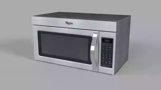 Whirlpool Microwave with Hidden Vent