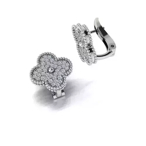 EARRING DIAMOND HONG KONG 3D print model