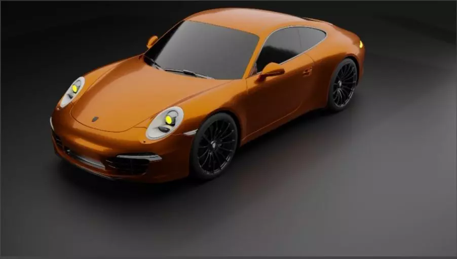 Porsche 911 Car 3d model 3D model_0