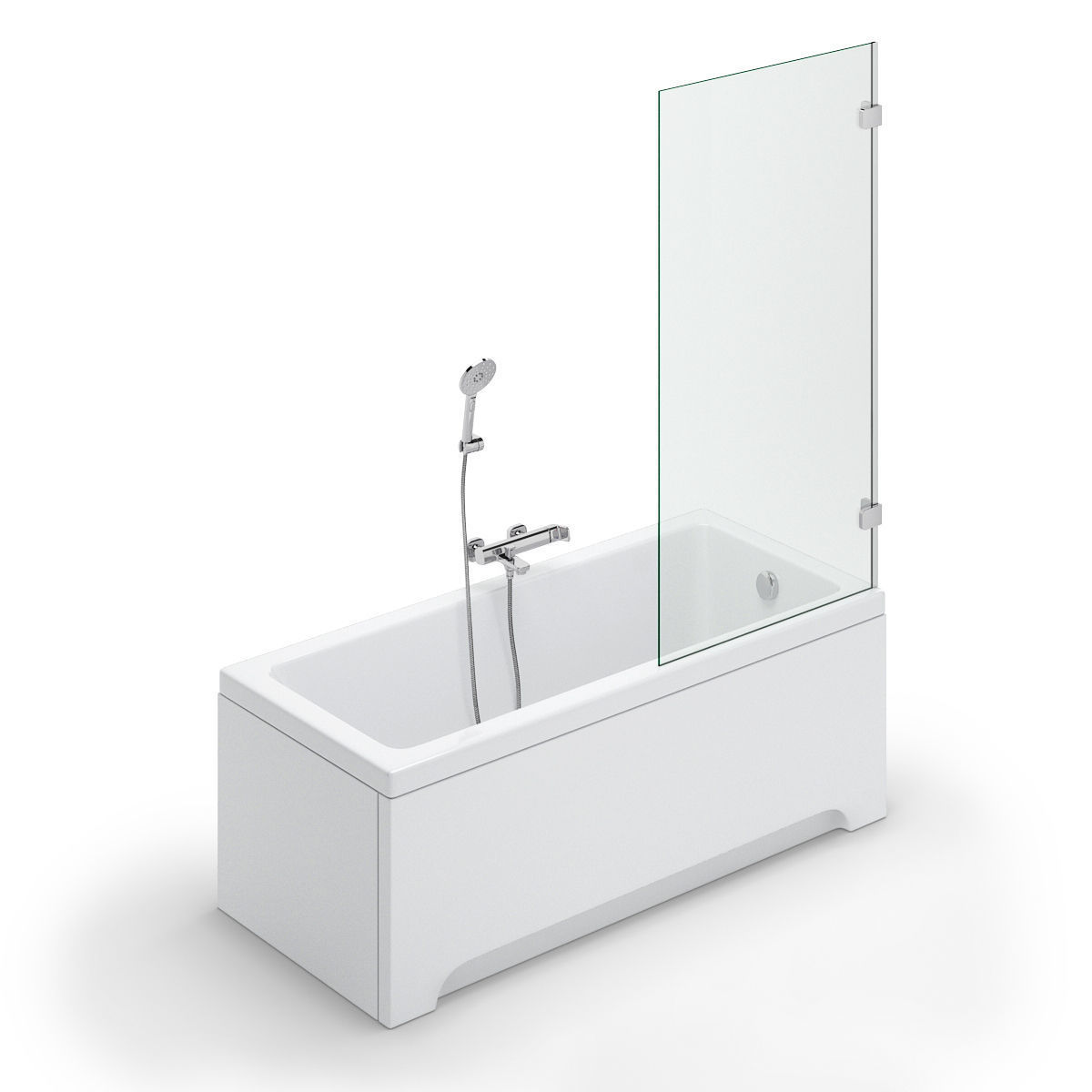 Bath Ravak set 118 3D model_8