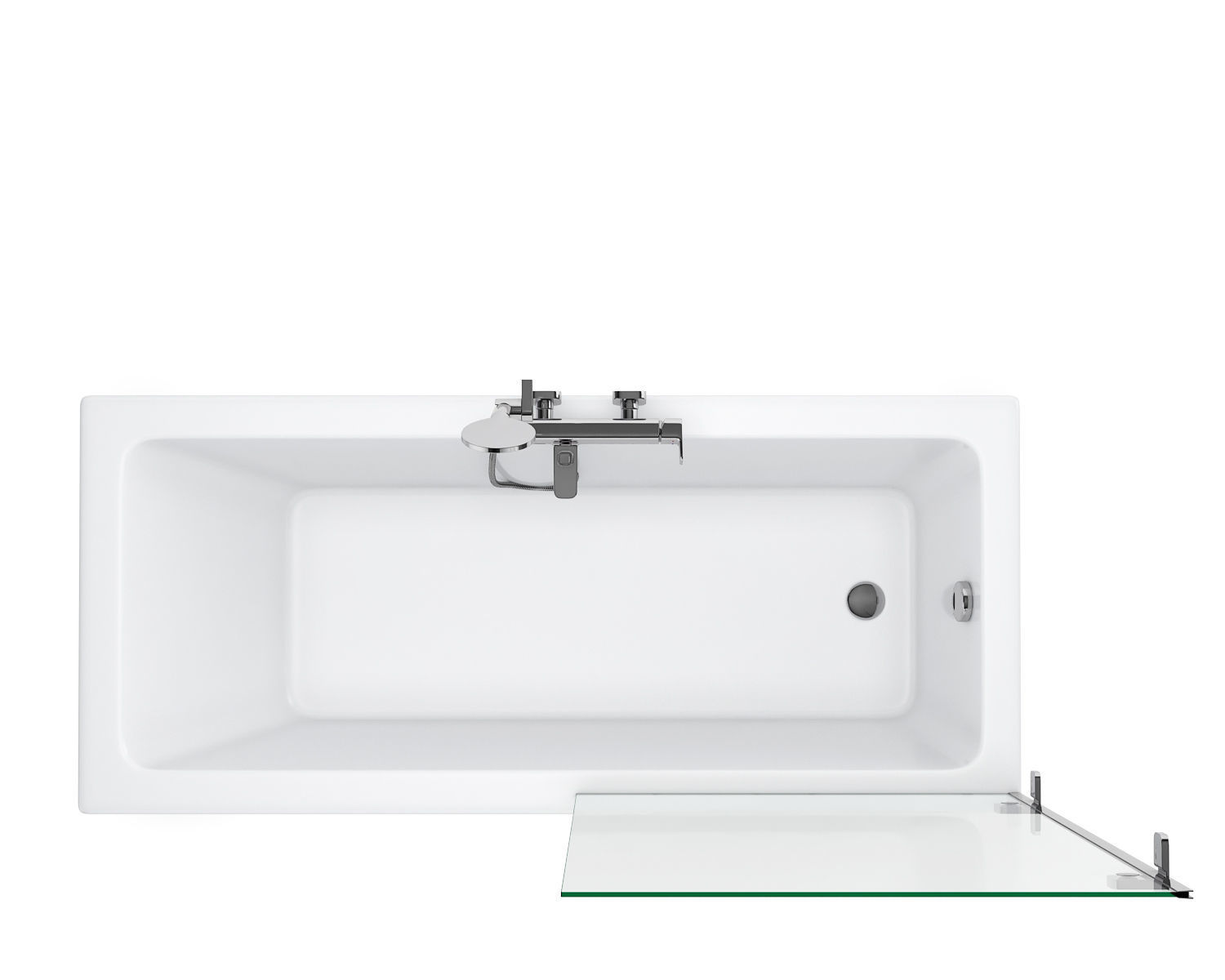 Bath Ravak set 118 3D model_9