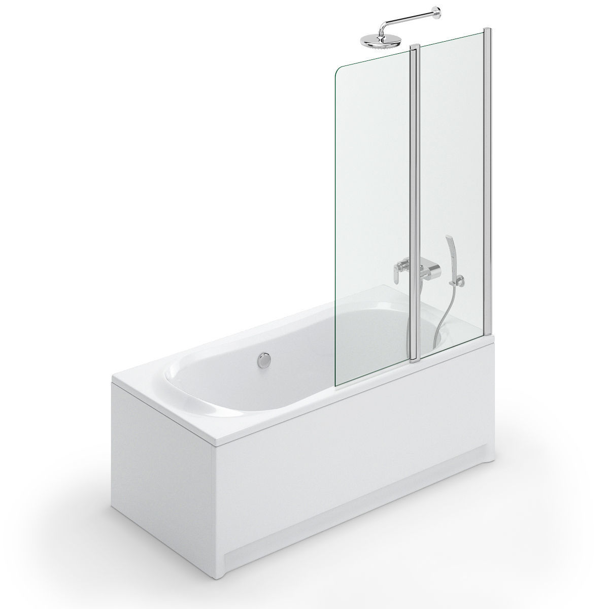 Bath Ravak set 118 3D model_5