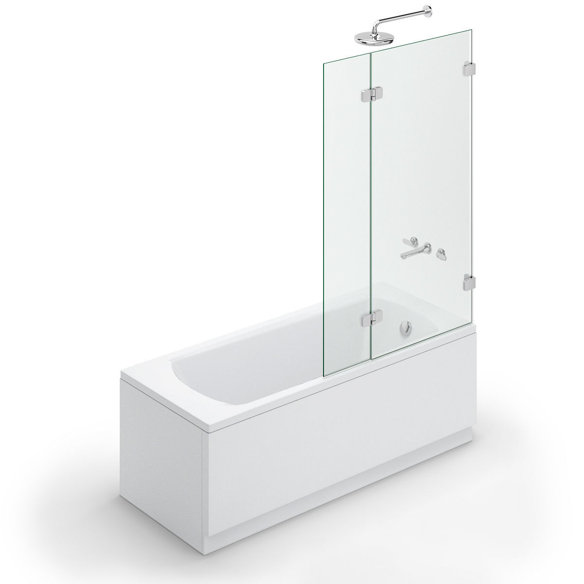 Bath Ravak set 118 3D model_7