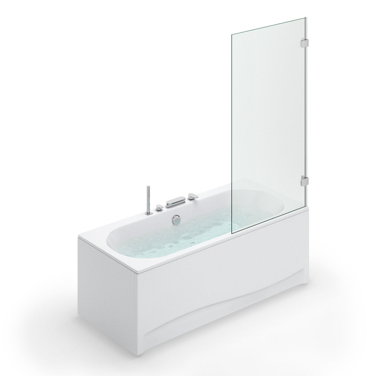 Bath Ravak set 118 3D model_6