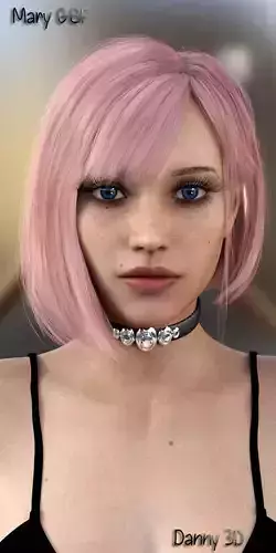 Mary for Genesis 8 Female 3D model