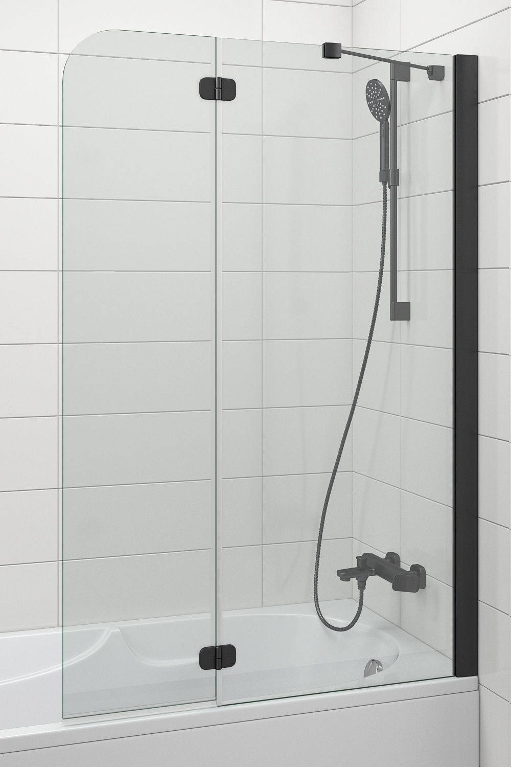 Shutters for baths and baths Radaway set 119 3D model_11