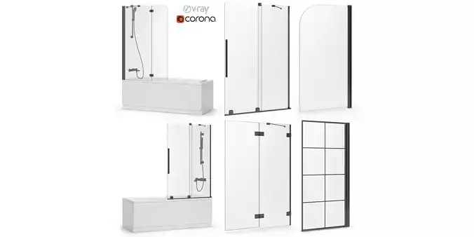 Shutters for baths and baths Radaway set 119