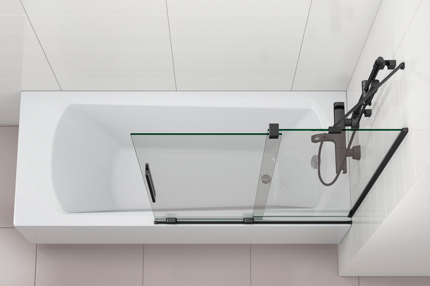 Shutters for baths and baths Radaway set 119 3D model_15