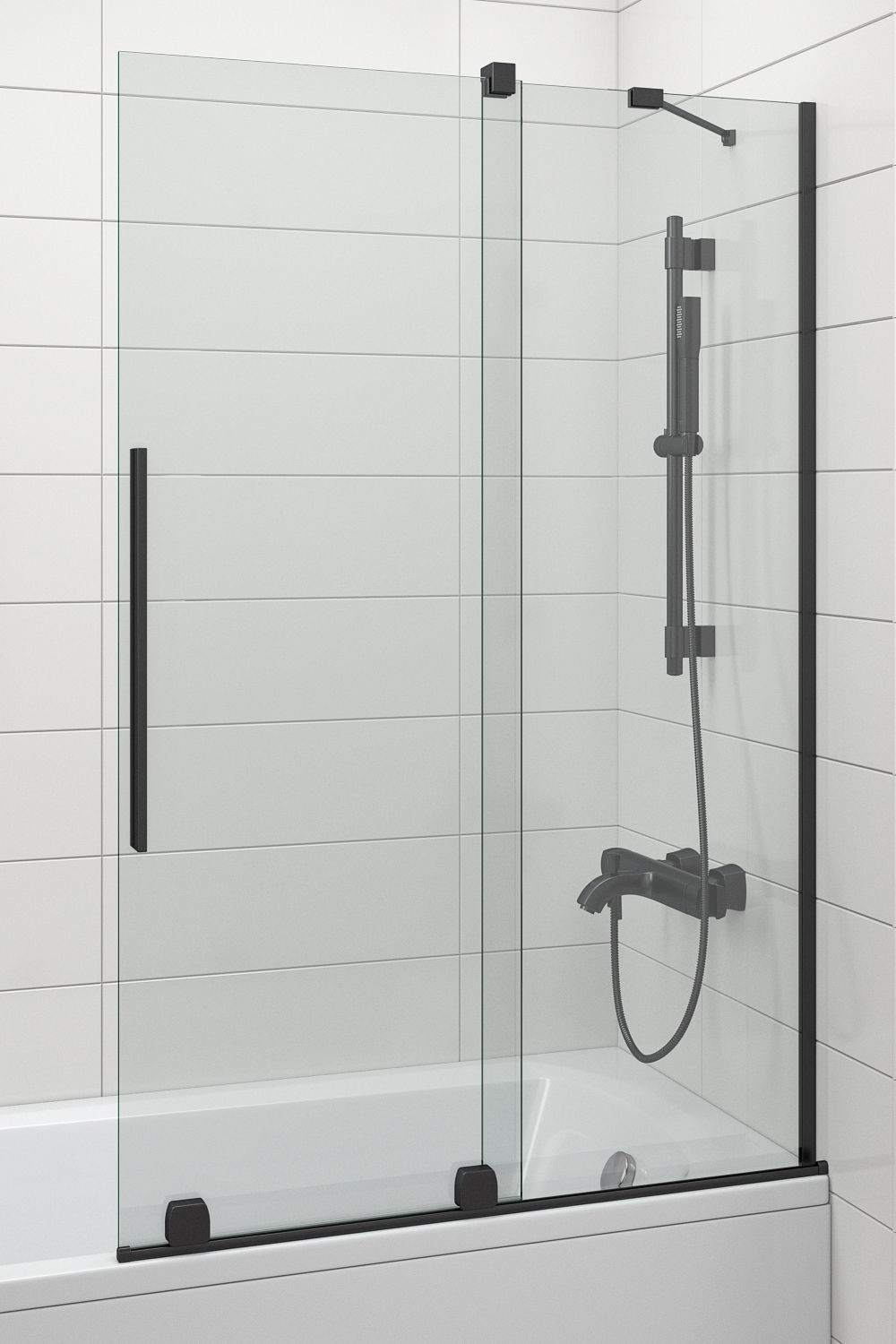 Shutters for baths and baths Radaway set 119 3D model_5