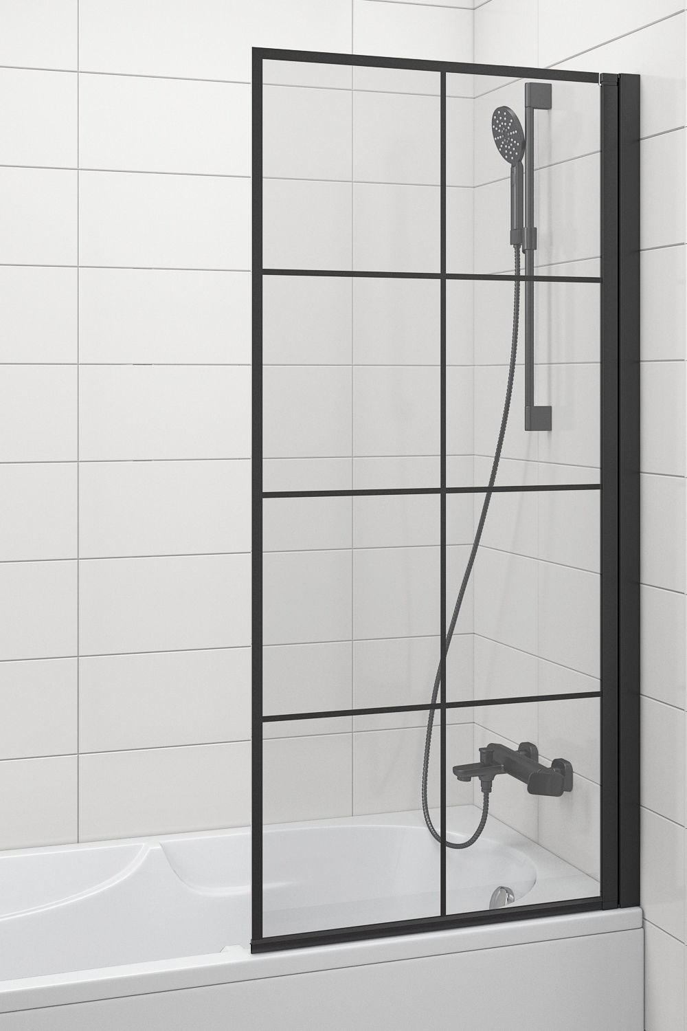 Shutters for baths and baths Radaway set 119 3D model_14