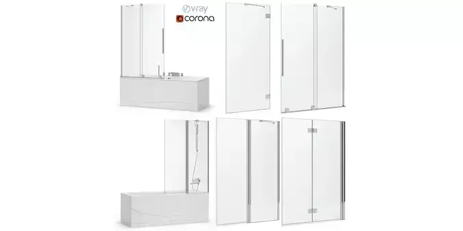 Shutters for baths and baths Radaway set 120