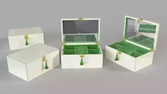 Large Lacquer Jewelry Box