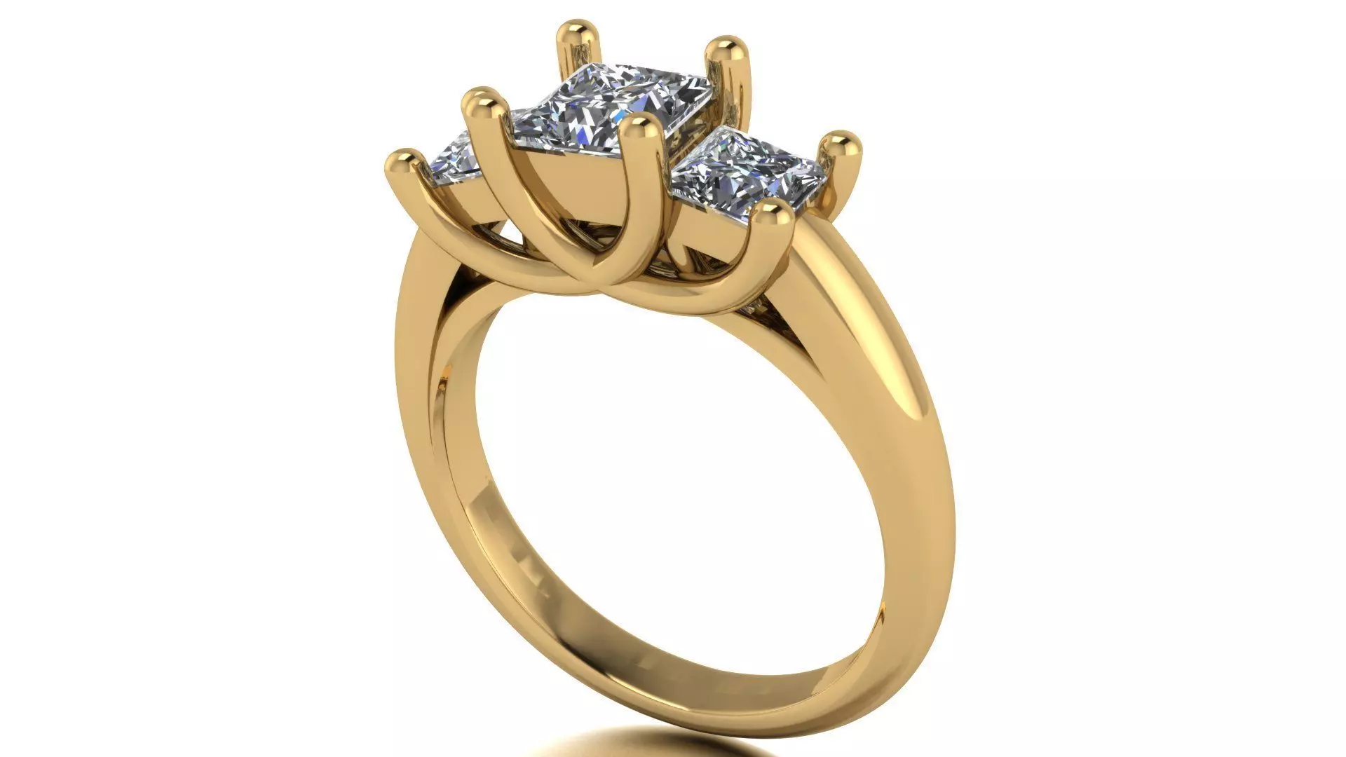 princess ring 3D print model