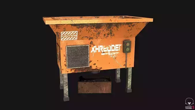 Old Shredder PBR Game Ready