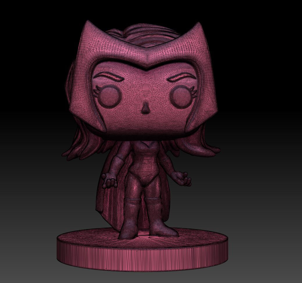 Wanda Maximoff - Scarlet Witch - Funko Pop  3D print model_6