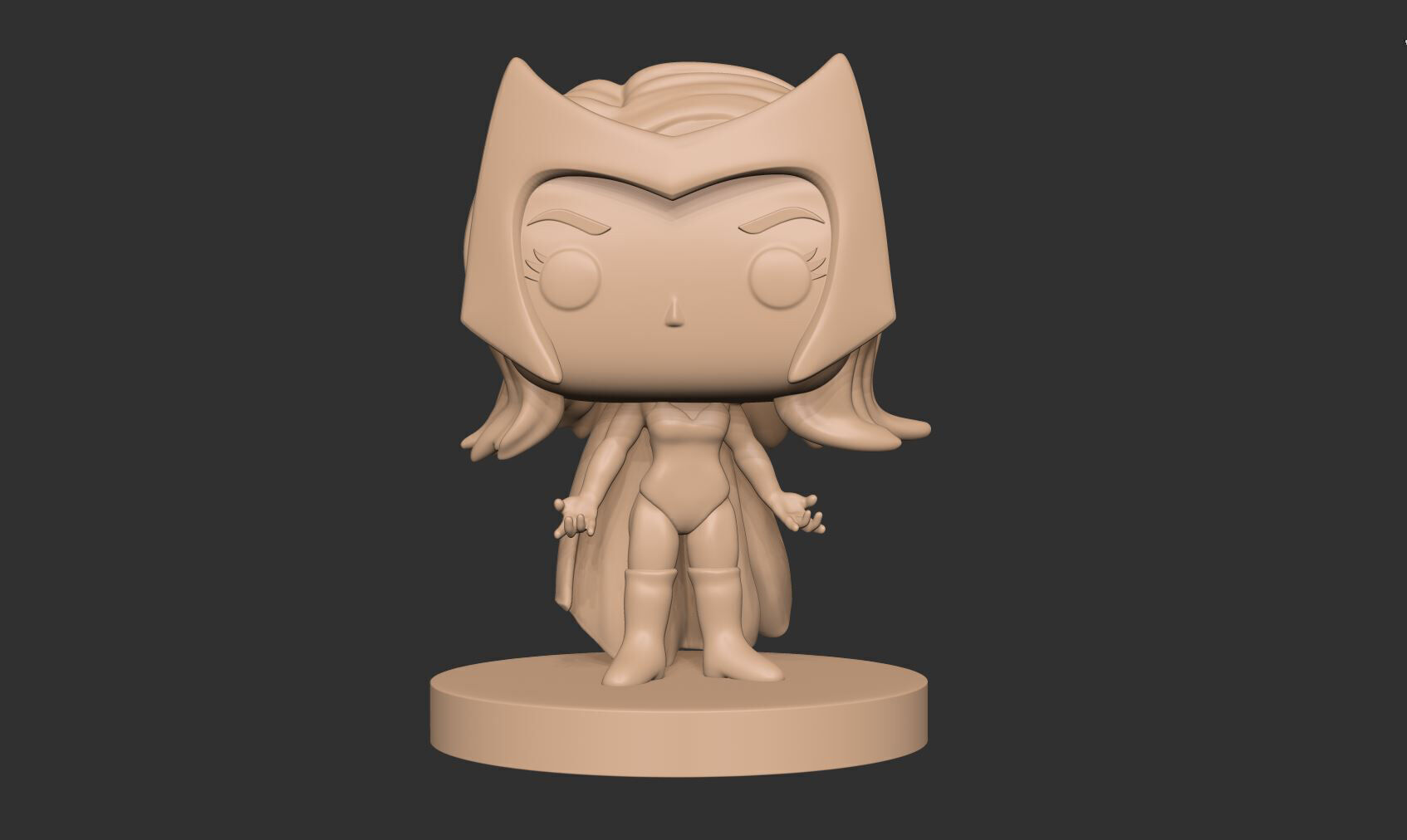 Wanda Maximoff - Scarlet Witch - Funko Pop  3D print model_4