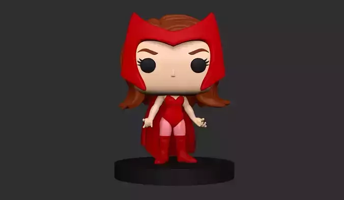 Wanda Maximoff - Scarlet Witch - Funko Pop  3D print model