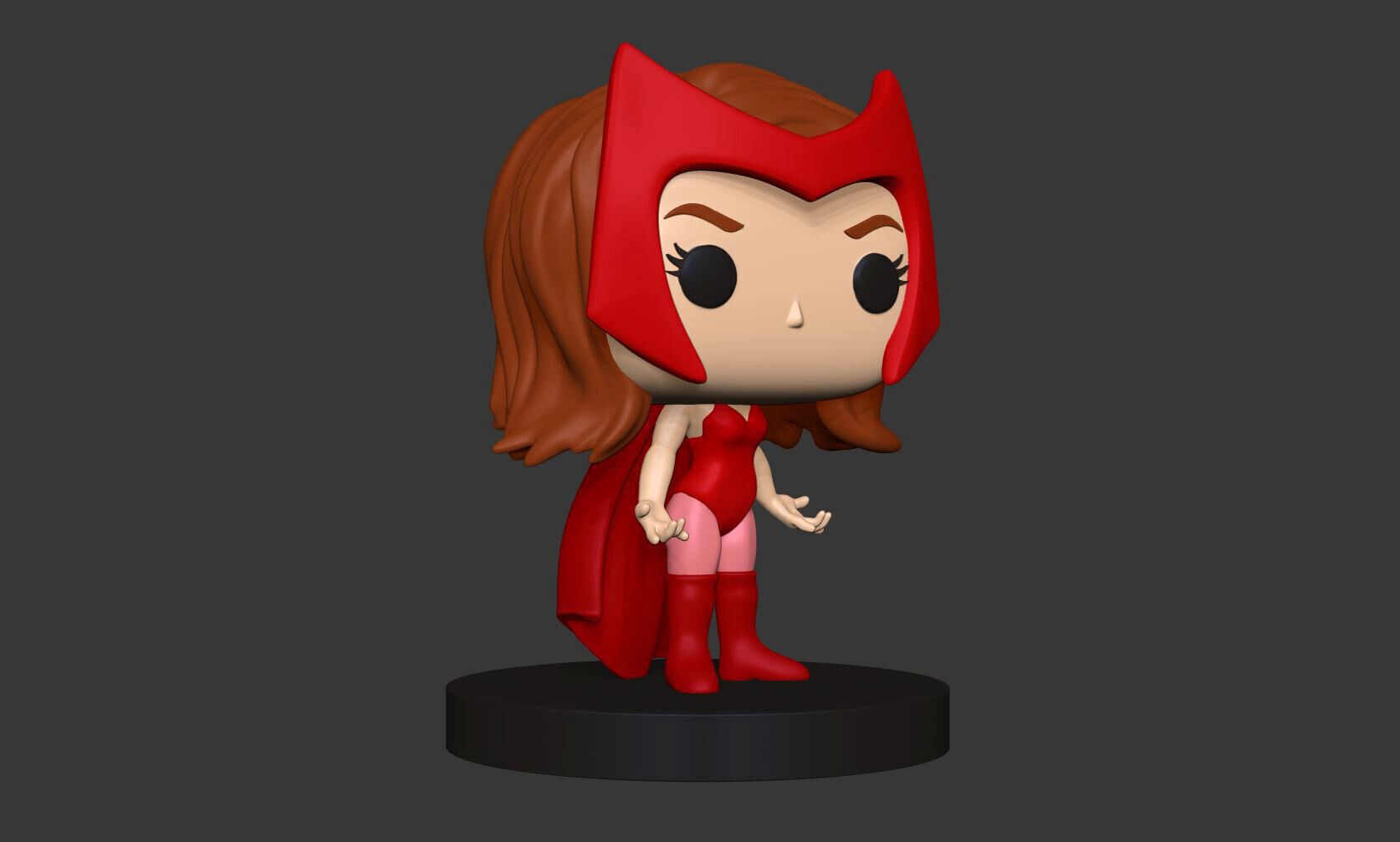 Wanda Maximoff - Scarlet Witch - Funko Pop  3D print model_3