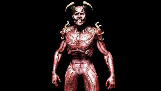 Demon Low-poly 3D model