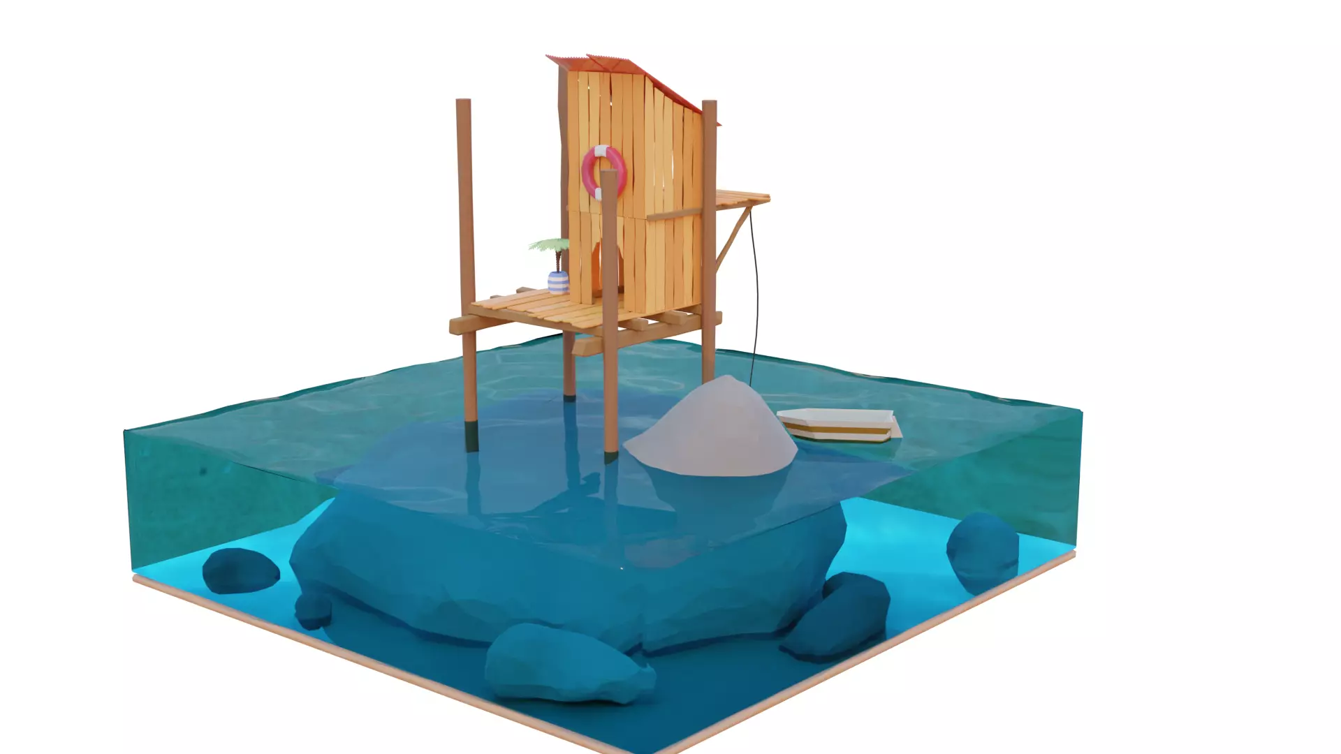 Cruso Shack Free 3D model