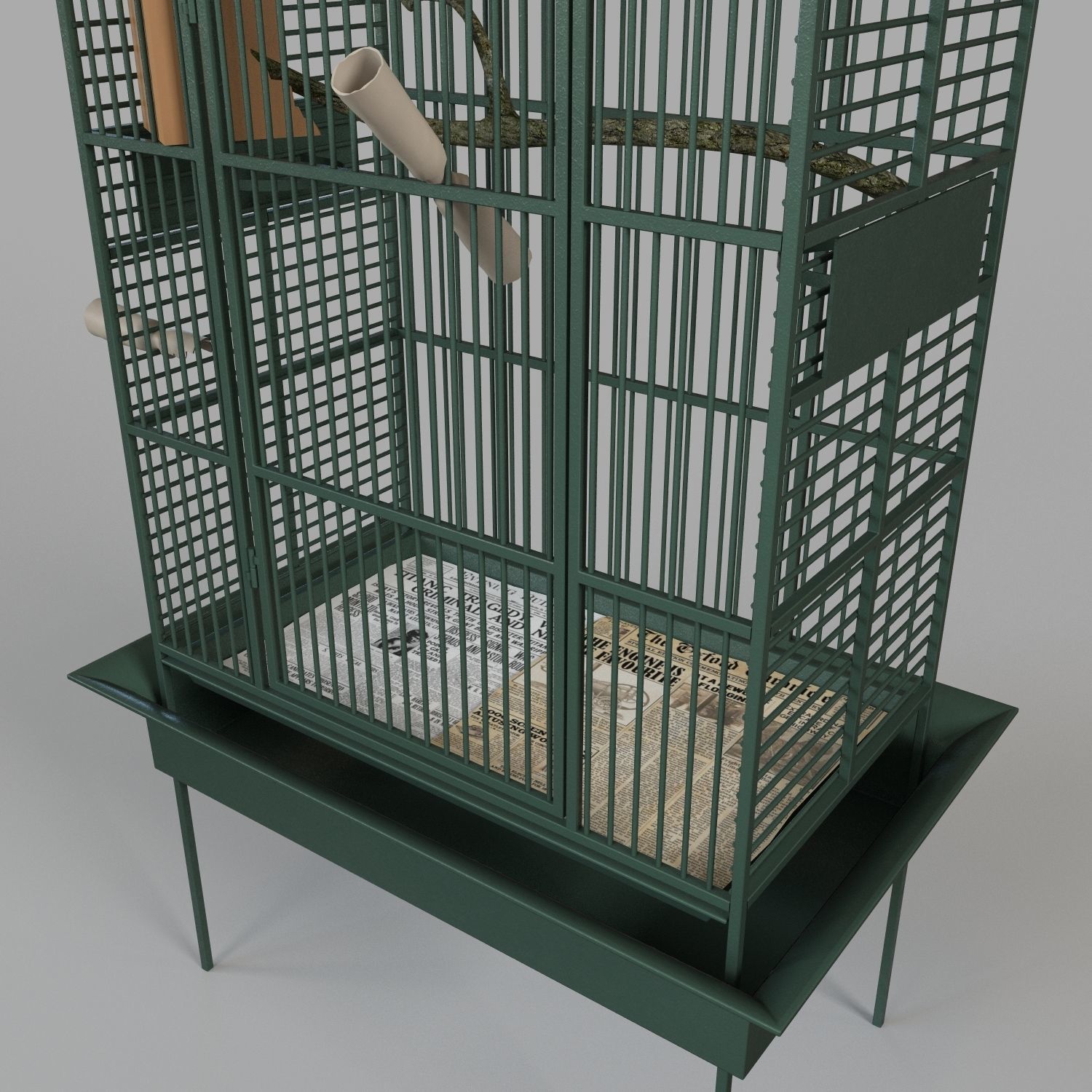 Large Birdcage 3D model_2