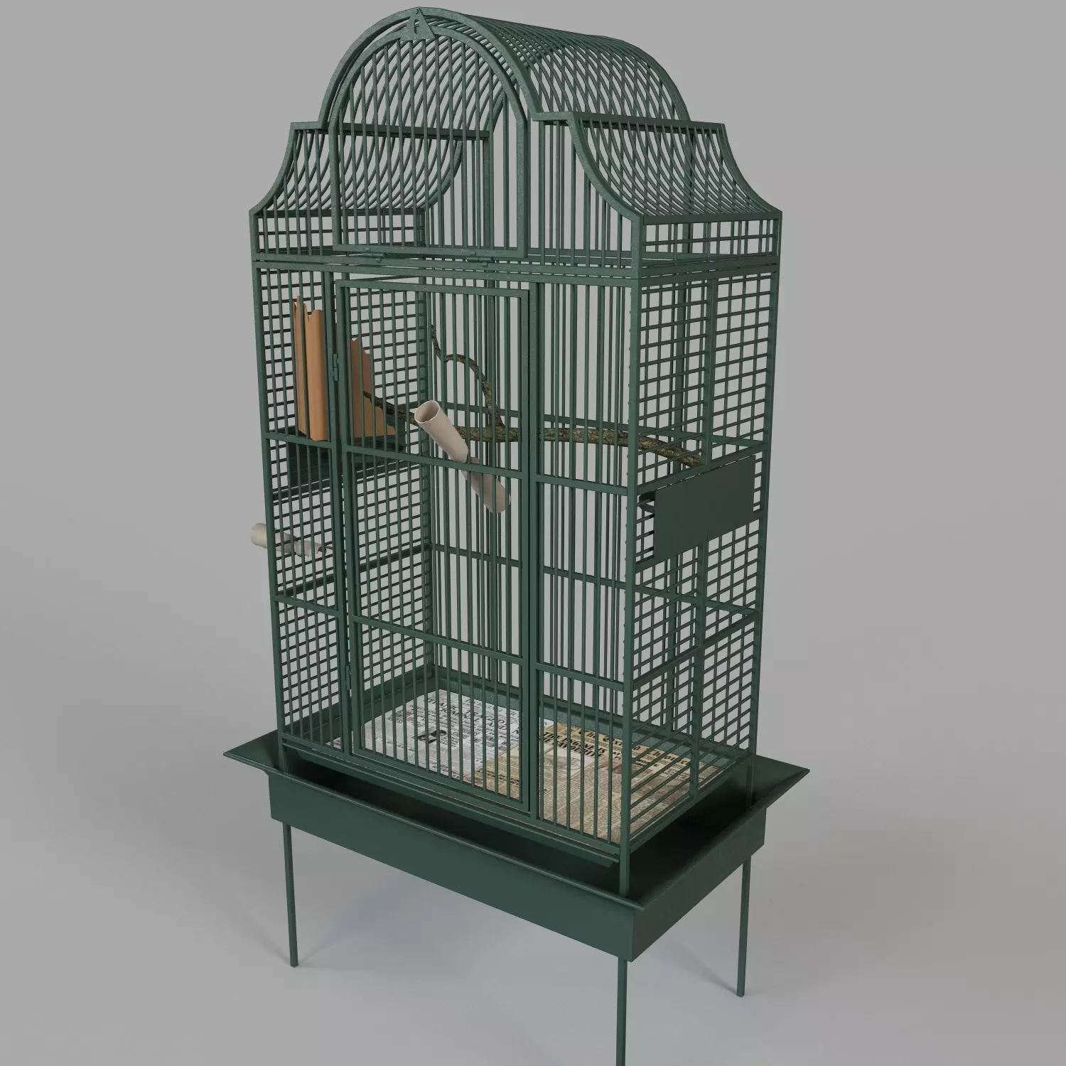 Large Birdcage 3D model_0