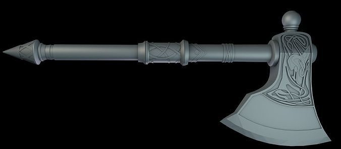 Axe - Assassins Creed Valhalla - 3D Print Ready 3D print model