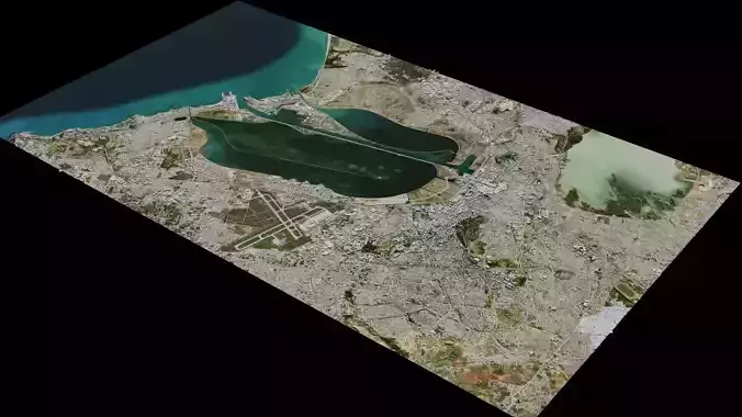 Tunis - Tunisia 3D model