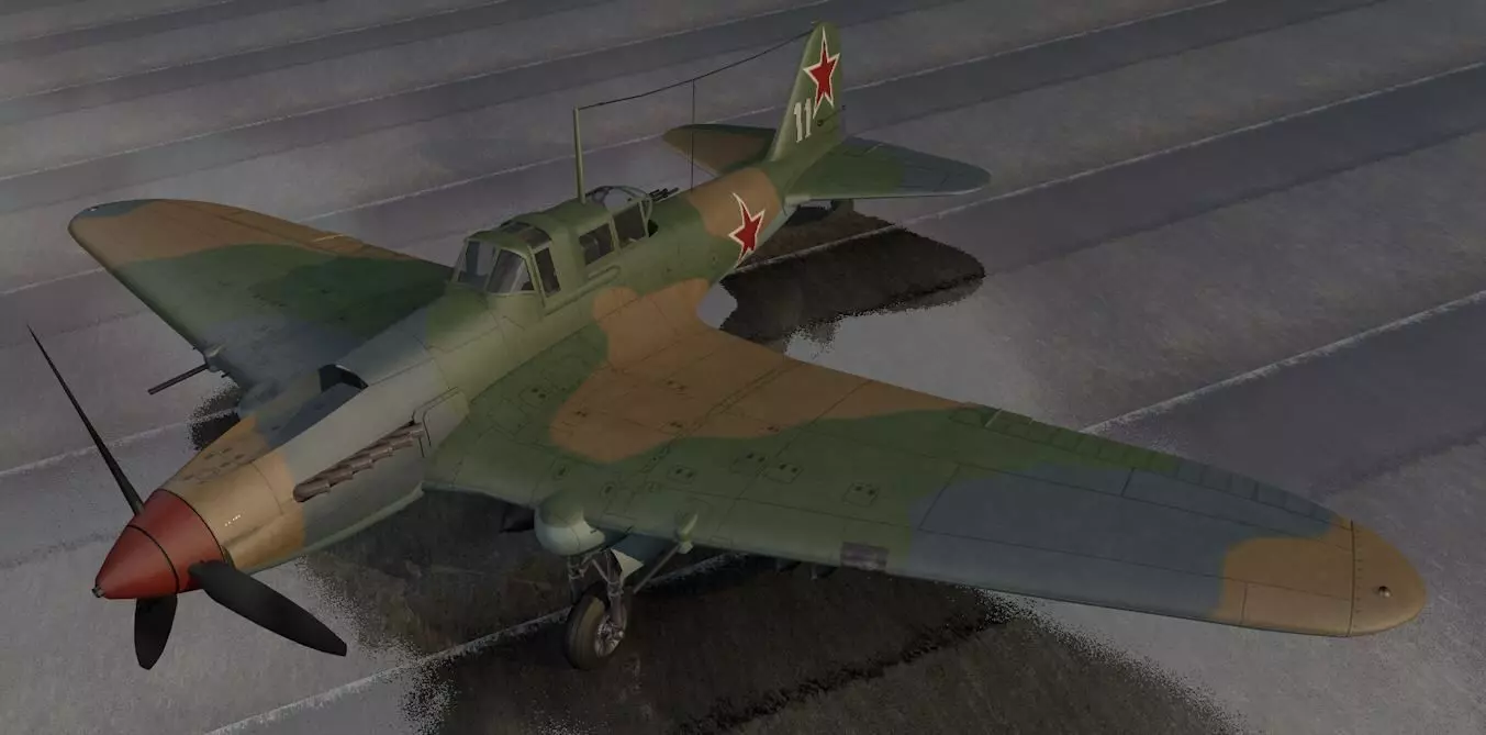 Ilyushin IL-2M3 Sturmovik 3D model