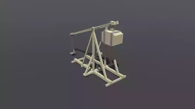 Trebushet lowpoly oil pump