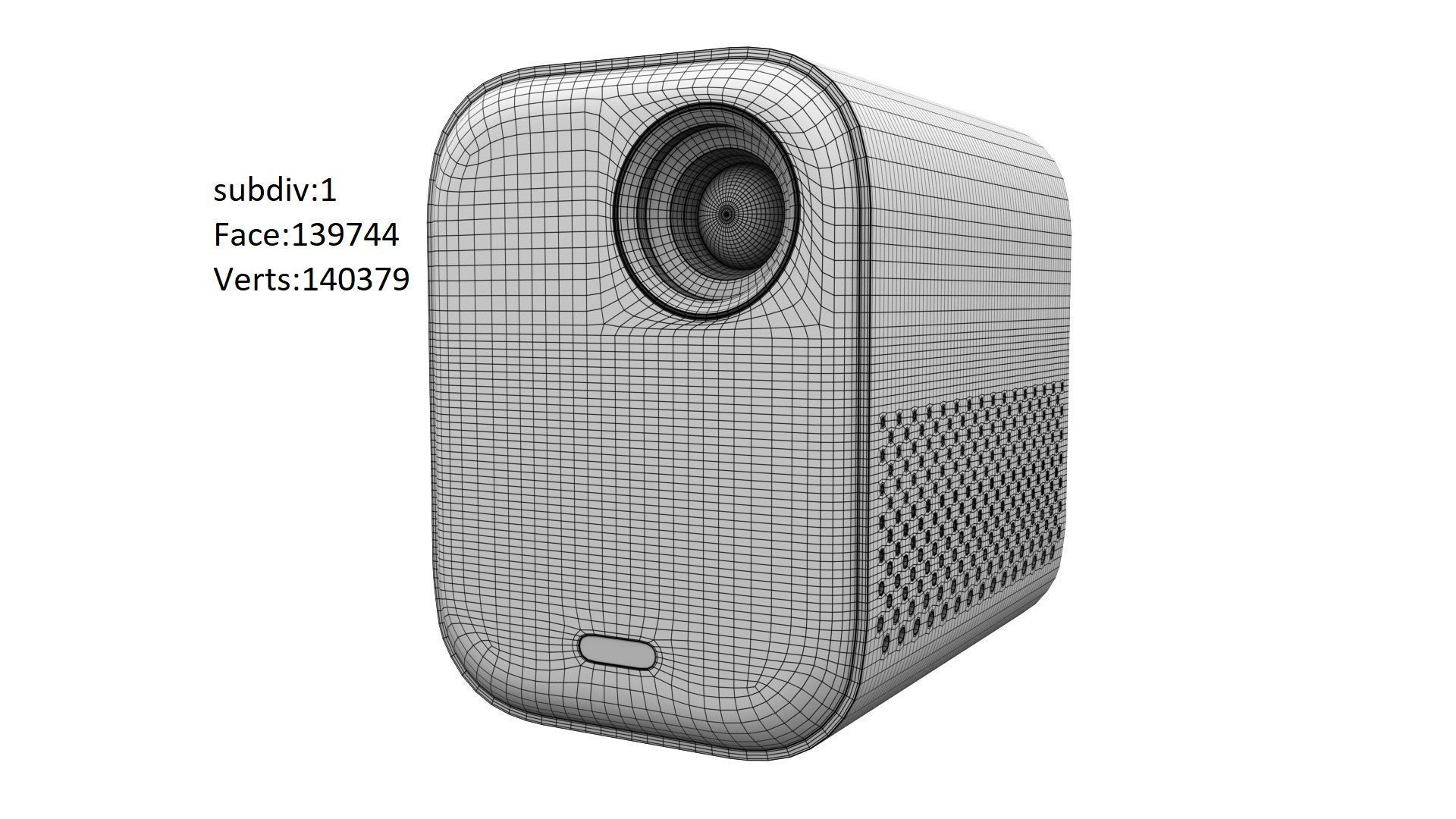 Projector Xiaomi Mi 3D model_5