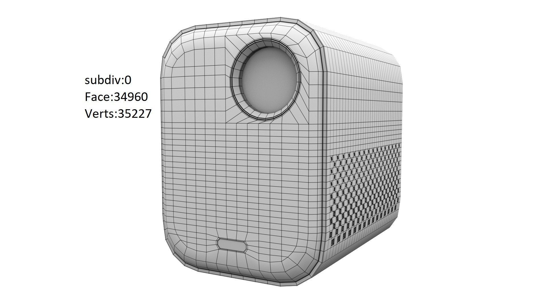 Projector Xiaomi Mi 3D model_4