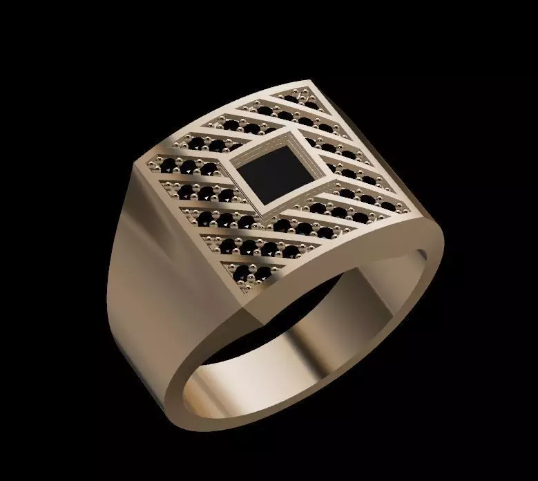 MEN RING 3D print model_0