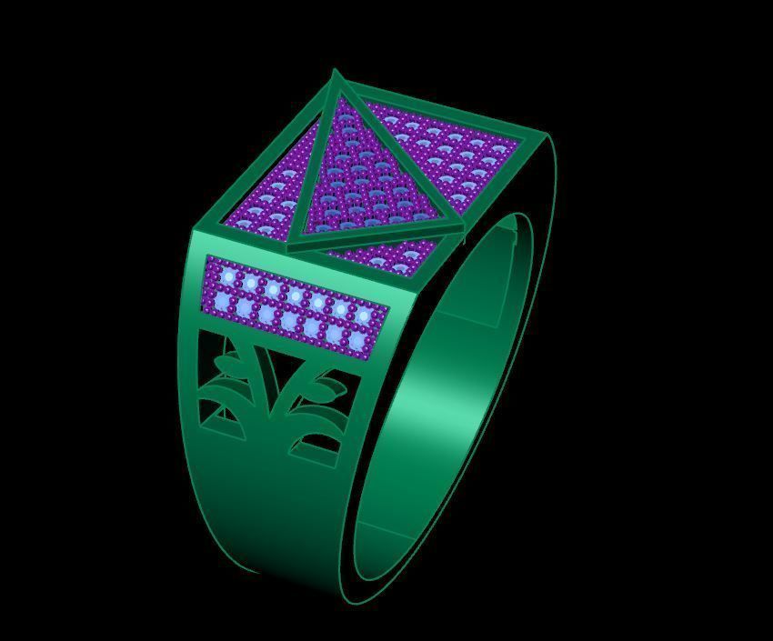 MEN RING 3D print model_1
