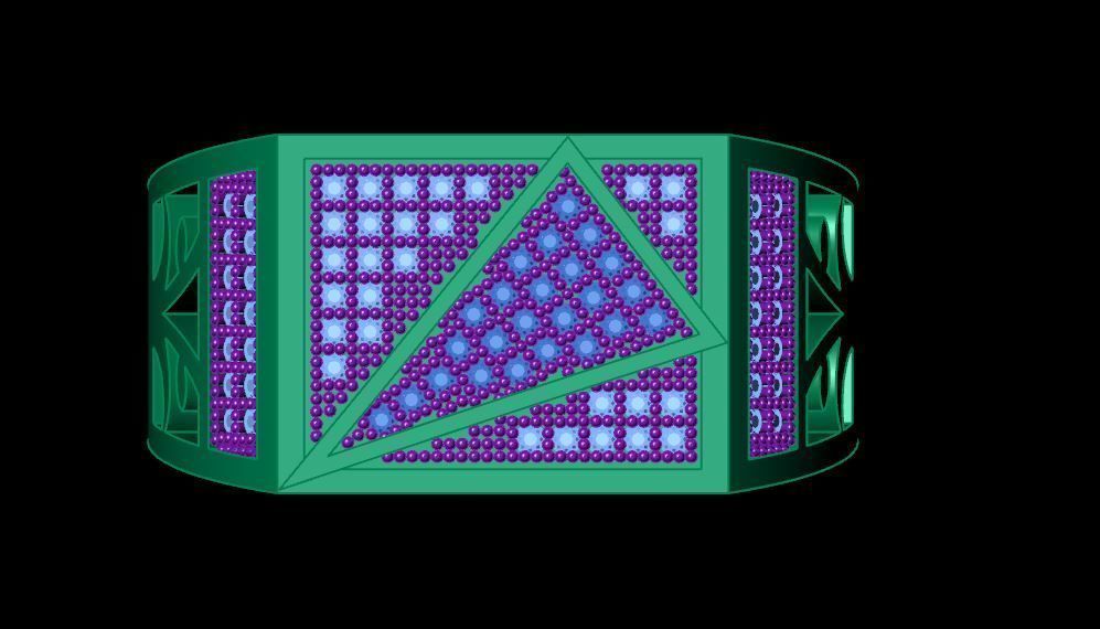 MEN RING 3D print model_2