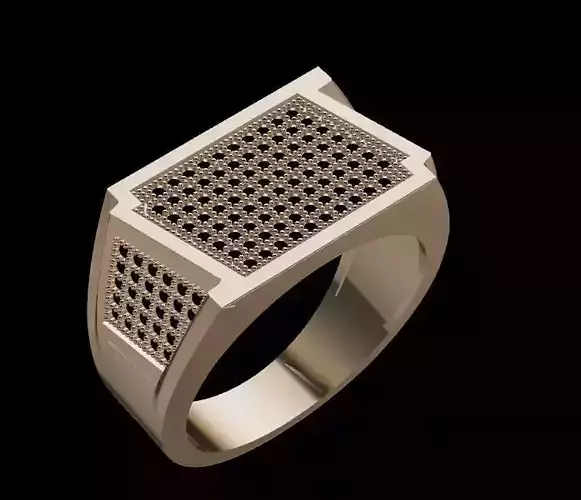 MEN RING 3D print model