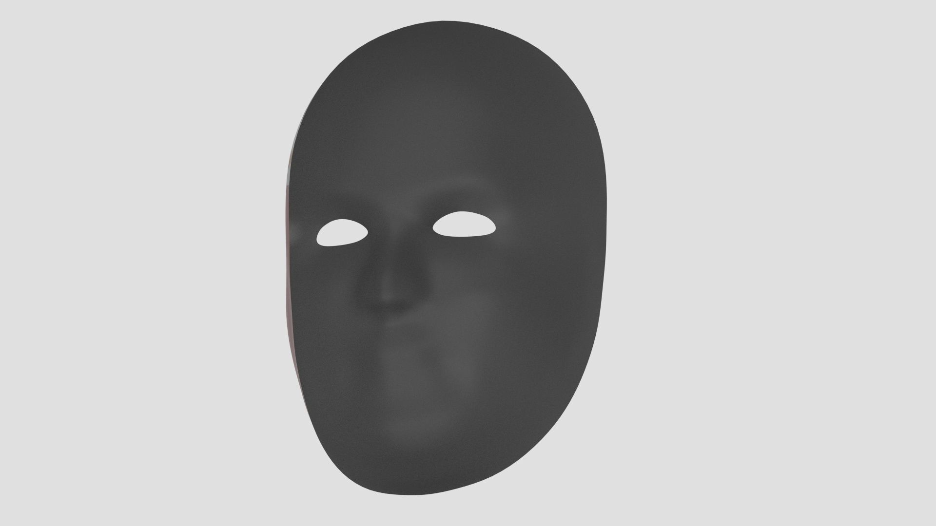 Chinese style full face mask -red 3D model_6
