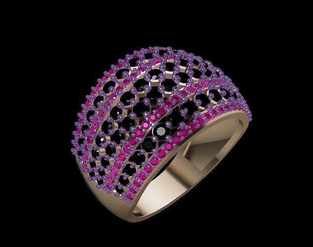 MEN WOMEN RING 3D print model