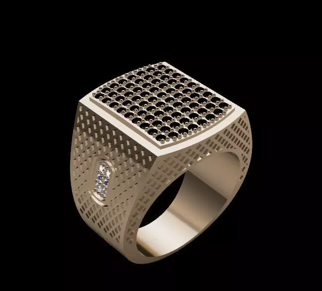 MEN RING 3D print model_0