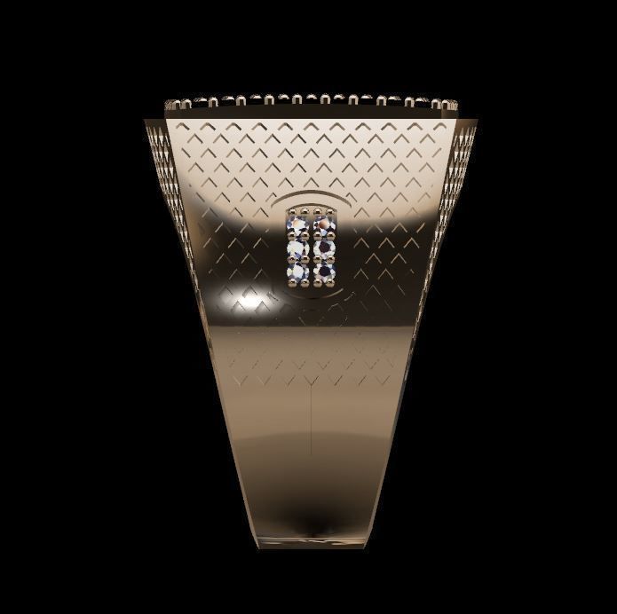 MEN RING 3D print model_3