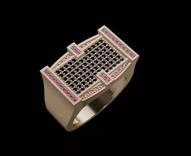 MEN RING 3D print model_0