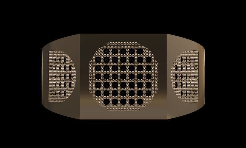 MEN RING 3D print model_1