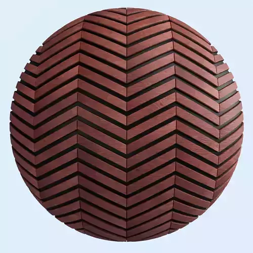 Wood Panel Material 01- PBR - 4K - Sbsar