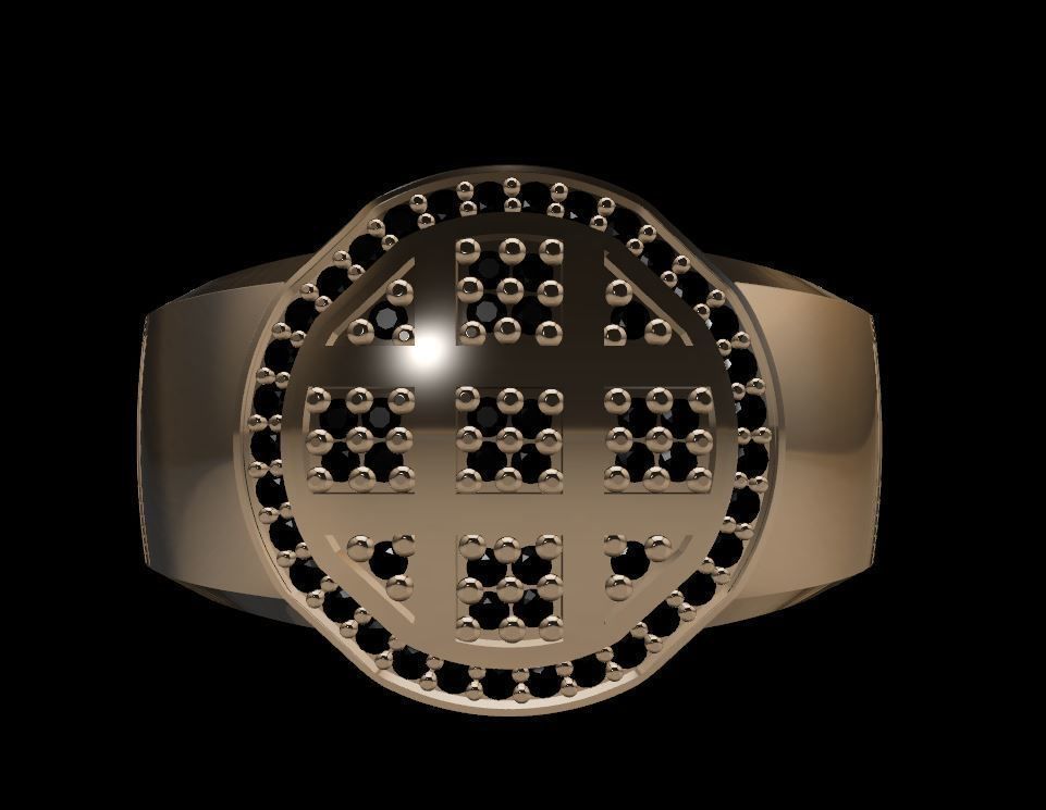 MEN RING 3D print model_1