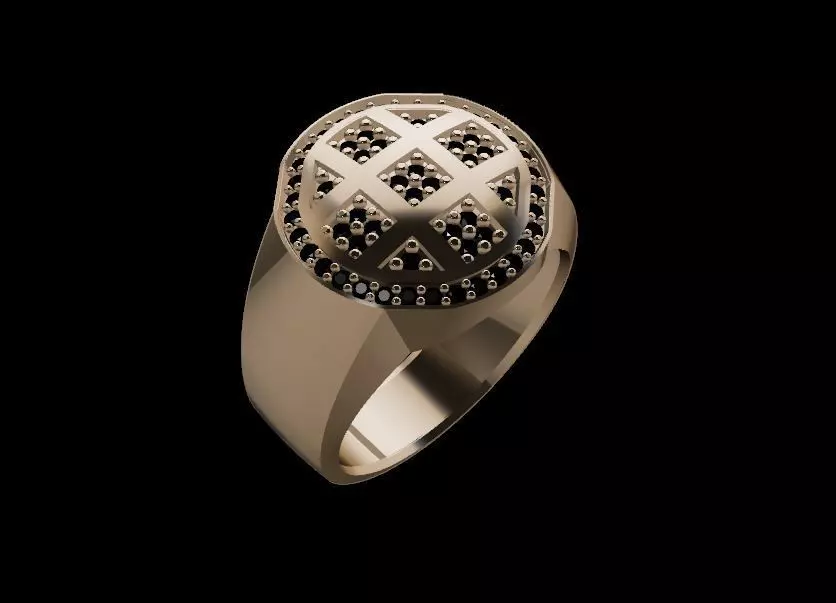 MEN RING 3D print model_0