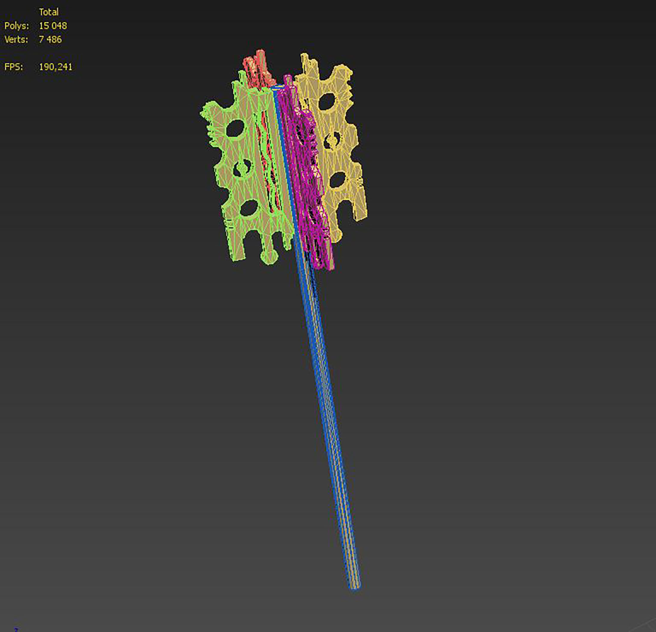 Fifth Element Key replica props cosplay 3D print model_10