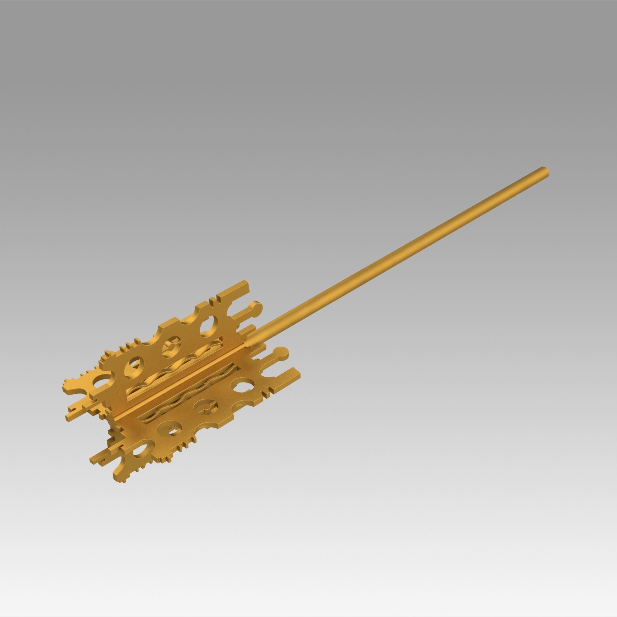 Fifth Element Key replica props cosplay 3D print model_6