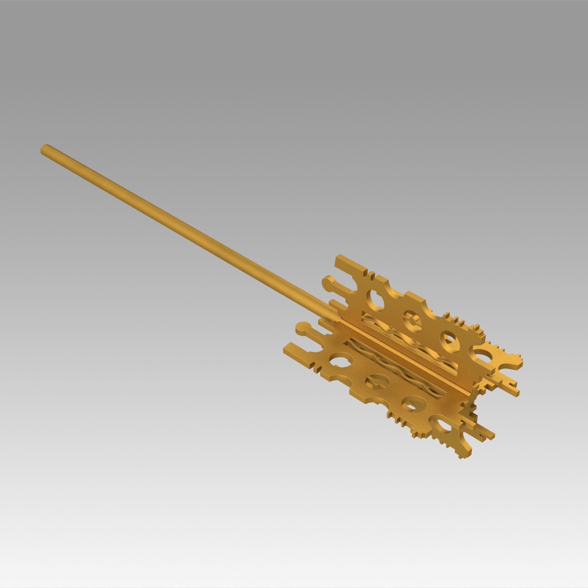 Fifth Element Key replica props cosplay 3D print model_4