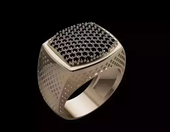 MEN RING 3D print model