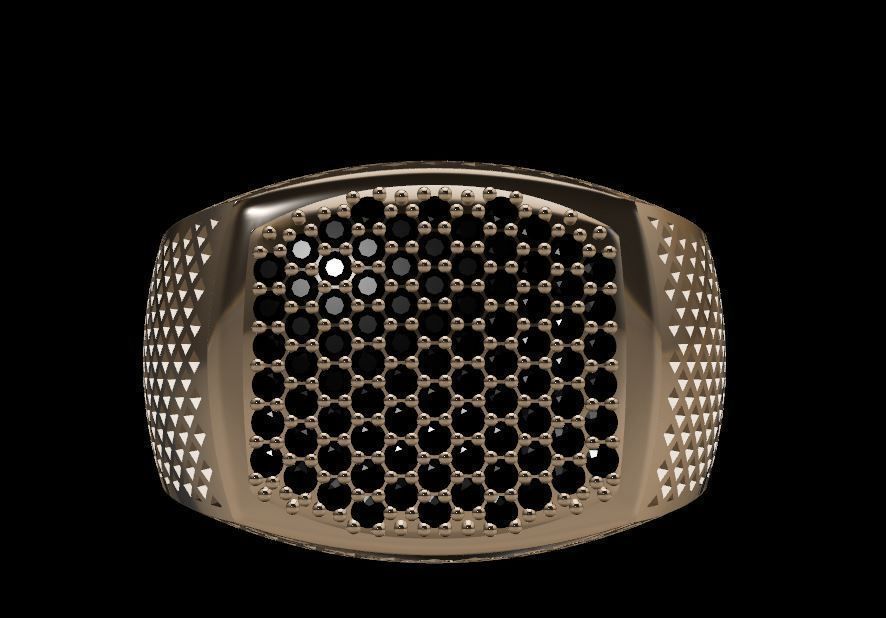 MEN RING 3D print model_1